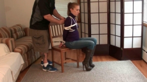 Rachel Lilly...Cutie Tied Up in Sexy Boots! [BDSM,Rope,Bondage,BDSM][Eng]