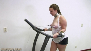 Vina on the treadmill [BDSM][Eng]
