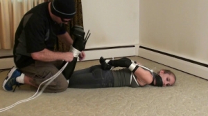 Rachel Lilly Tied in Black Leather Knee Boots [BDSM,Bondage,BDSM,Rope][Eng]