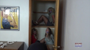 3 Girls Bound In A Closet, boundinthemidwest [BDSM,Dakkota][Eng]