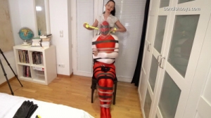 Paula Bound Gagged Bagged - Scene 1 [BDSM][Eng]