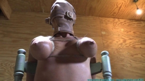 Thighs Spread Chair Tie for Amanda Fox part 1 [BDSM][Eng]