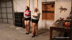 Sandra Silvers and Christina Sapphire - Duct Tape Damsels [BDSM][Eng]