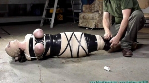 Plush Mummified and Hogtied - Part 2 [BDSM][Eng]