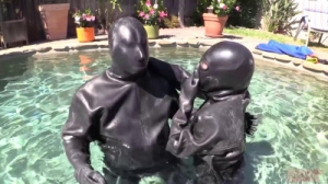 SeriousImages Rubber Pool Party - Part 1 [BDSM Latex][Eng]