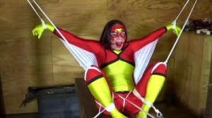 ShinyBound - Nyssa Spider woman part 1 [BDSM][Eng]