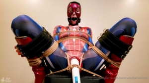 Custom Video Commission - SpiderGirll in Orgasm Trap [BDSM][Eng]