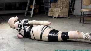 Plush Mummified and Hogtied - Part 2 [BDSM][Eng]