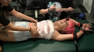 TickledPink – ok, Its time to strap PINKY down to the bench GOOD! [bdsm sex videos bdsm porn watch]