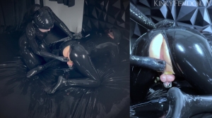 Maz Morbid Fetish - Latex Gas Mask Double Anal Fisting 1080p ft Mistress Patricia Maz Morbid