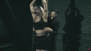 RFStudioProduction – Astrid – Agent in Peril Part 1 – Bound to the Pole with Intense Upper Body a...
