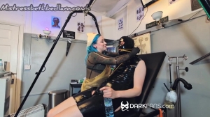 Mistress Bedlam - Putting Rubber Tubing Up Subs Nose
