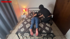 Perverstage – Kassandra tied to the bed and tickled in facedown position Perverstage – Kassandra tied to the bed and tickled in facedown position