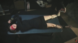 RFStudioProduction – Leya Tickled at the Office and Taken to the Storage Room in Tickle Sandals