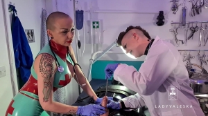 Lady Valeska - Rubber Nurses Sound Their Gimp