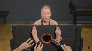 RFStudioProduction – Frida – Foot Tickling for Cute and Sensitive Blonde in Big Stocks