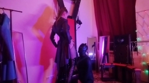BDSM Femdom Fetish - Mistress Eva Latex Fuck Deepthroath Slave Mask Suck Goddess