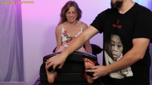 RandomSoleEncounters – Erica's Late Night Foot Tickling! – Making Her Beg!