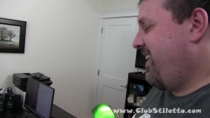 Club Stiletto - Johnny's Bubble gets busted at the Office - Goddess Si