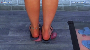 Under Amber - Jumping On Your Cock - Balls In My Old Flip Flops