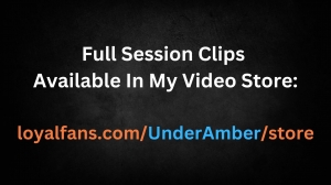 Under Amber - Crushing The Cum From His Balls Under My Pink Summer Heels