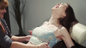 TickleTherapy – Irina on the tickle bench by Elya