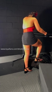 BlissfulShock - Trampled And Tormented - Brutal Heel Stomping And Paddle Play - Selena Stern Ball...