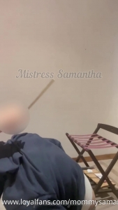 Mistress Samantha - Cane Taps On The Squealing Dog Mistress Samantha - Cane Taps On The Squealing Dog