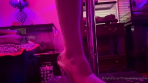 Please Tread On Me - Clear Stilettos Trample