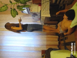 Young Karina Stands On My Groin - OHMYBODY