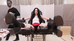 RFStudioProduction – Anora's First Tickling Experience – Big Boots Off, Shy Interview and Full Up...