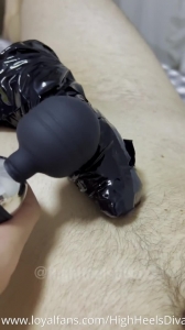 Goddess Maisha - Cumshot While His Cock Is Duct Taped