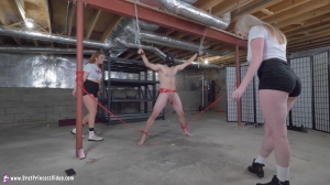 Brat Princess 2 - Kaylie and Riley - Full Effort Ball Kicks with Total Destruction 4K-Femdom