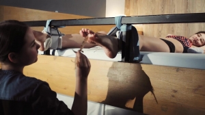 TickleTherapy – Smiley Tina foot tickle therapy by Khristina-ff,TicklingFeet