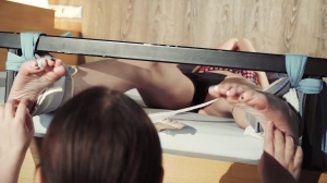 TickleTherapy – Smiley Tina foot tickle therapy by Khristina-ff,TicklingFeet