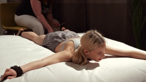 TickleTherapy – Bela facedown tickle therapy by Tamara-ff, HD, TicklingFeet