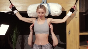 TickleTherapy – Bela standup tickle therapy by Tamara- ff, HD, TickleTummy, TicklingUpperBody