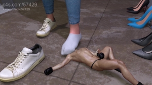 He Lives To Sniff Giantess Shoes - - 57429-ShoeAndBootWorship