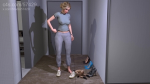 He Lives To Sniff Giantess Shoes - - 57429-ShoeAndBootWorship