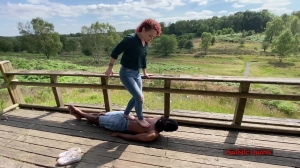 Sadistic Queens - Squishysax - Miss Katherine Kendal - Stomping Sweaty Feet-Foot Worship