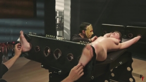 RFStudioProduction – Volchenok – Intense Full Body Tickling in Stocks to Hysteria- mmf, TicklingF...