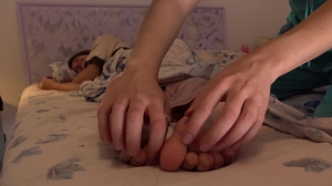 TicklingAndLaughingExperiences – The business trip- ff, HD, TicklingFeet