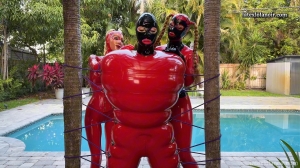Miss Fetilicious - Heavy rubber bondage in Florida Part 1-Fetish