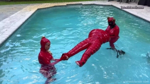 Miss Fetilicious - Heavy rubber bondage in Florida Part 2-Fetish