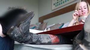 Spoilt Princess Grace - My Lunch with Bootslave-Fetish