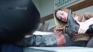 Spoilt Princess Grace - My Lunch with Bootslave-Fetish