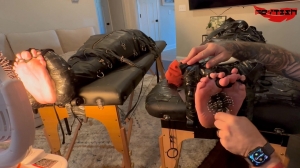 Fettish – The Tickle Tables – Nikki Sabel and Rayne Storm- mff, TicklingFeet