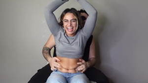 TheTickleRoom – Laylas Belly Betting Loss!-HD, mf, TickleTummy, TicklingUpperBody