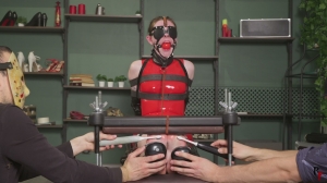 RFStudioProduction – Stacy – A Tickle Toy – Tickling in a Latex, Toe Press, Harness Ballgag and N...