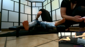 TicklishIntentions – Anna – Tickled on the Cross-mff, TicklingFeet